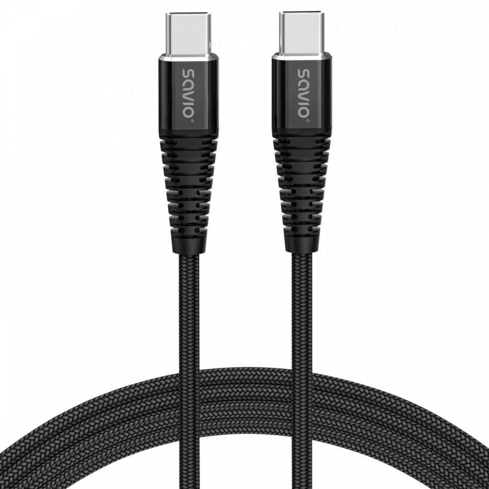 Maitinimo laidas savio cl-160, usb-c, 2 m