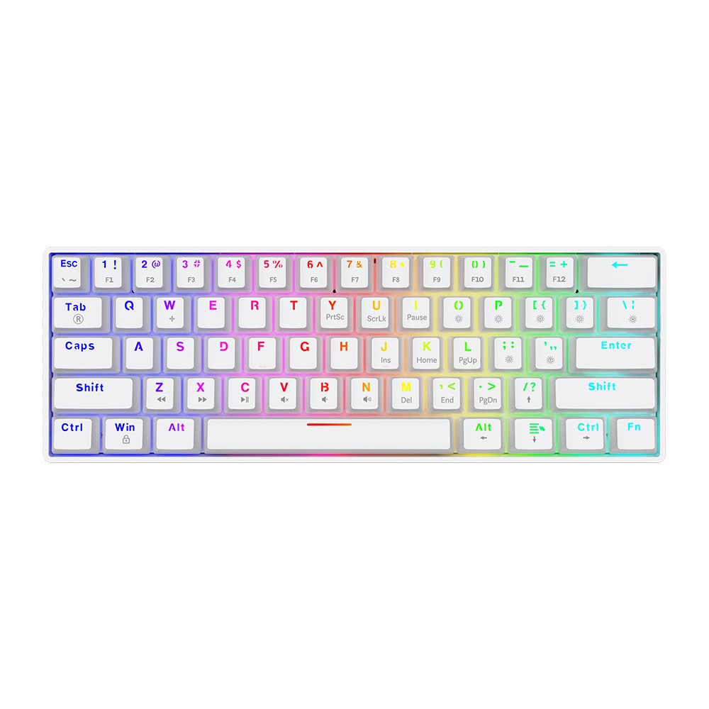 Klaviatūra savio mechanical whiteout x2 outemu red