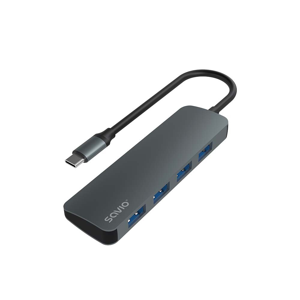 Savio ak-53 4-port usb-c 3.1 gen 1