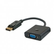 Kompiuterio laidas savio displayport (m) -> vga (f) adapteris cl-90, juoda