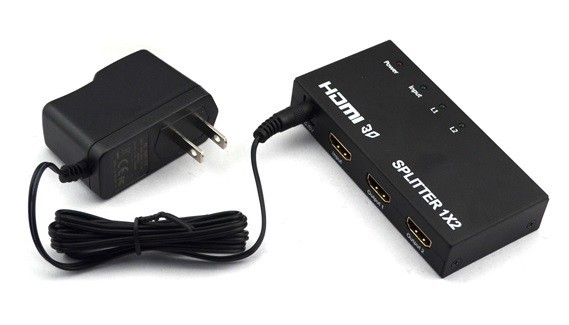 Savio hdmi šakotuvas, 1 input, 2 outputs cl-42, juoda