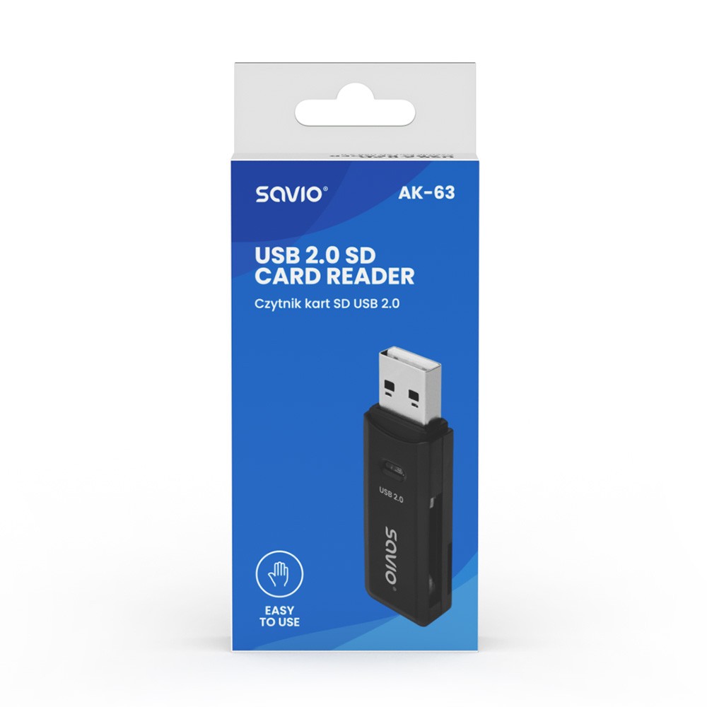 Savio sd card reader ak-63