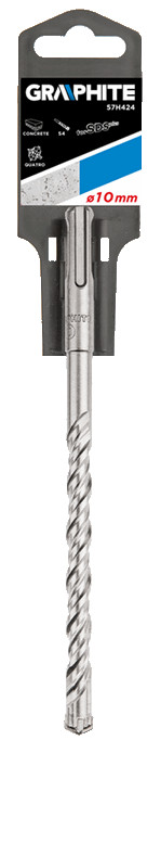 Grąžtas betonui graphite sds+ 57h424, 10x160 mm