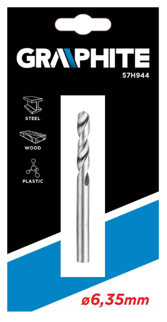 Graphite pilot grąžtas skirtas 6,3 mm bimetaliniams 57h944 skylių pjūklams