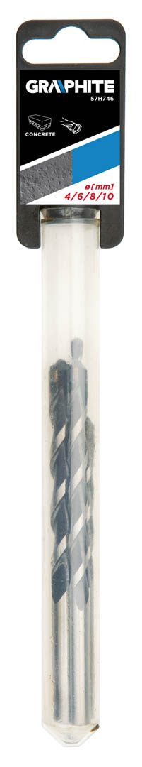 Grąžtai betonui graphite 57h746, 4 vnt.
