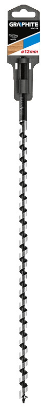 Spiralinis grąžtas medienai graphite 57h254, 12x400 mm