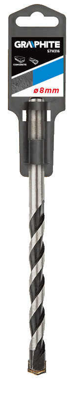 Grąžtas betonui graphite 57h316, 8x120 mm