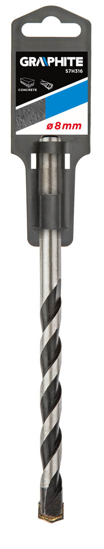 Grąžtas betonui graphite 57h316, 8x120 mm