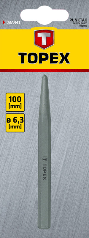 Centrinis perforatorius 6,3 x 100 mm