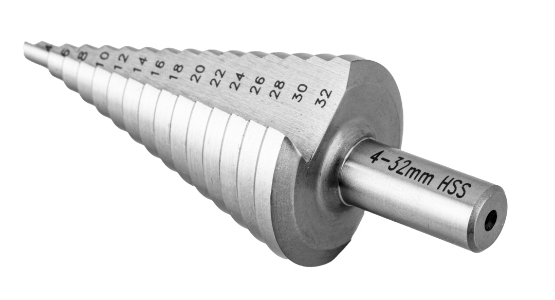Grąžtas 4-32mm pakopinis