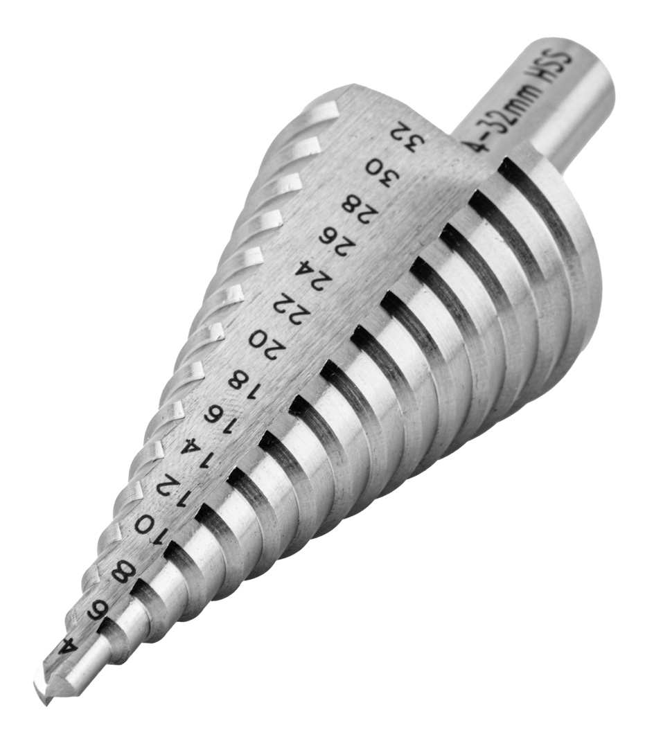Grąžtas 4-32mm pakopinis