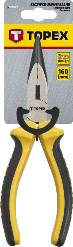Replės, pailgintos tiesios 160mm. topex 32d101