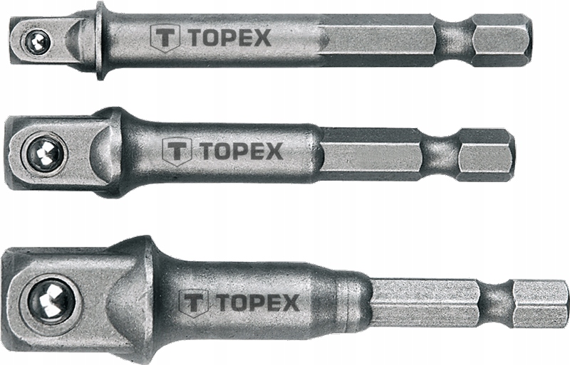 Adapterių komplektas Topex, 3 vnt.