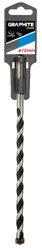 Grąžtas betonui graphite 57h336, 12x250 mm