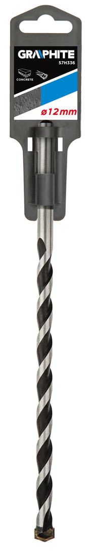 Grąžtas betonui graphite 57h336, 12x250 mm