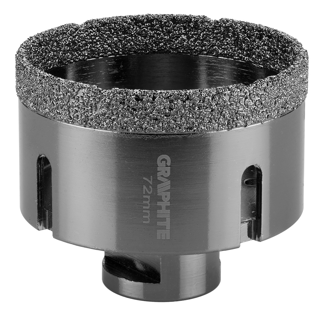 Graphite otwornica diamentowa 72 mm x m14 55h316 graphite