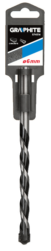 Grąžtas betonui graphite 57h314, 6x100 mm
