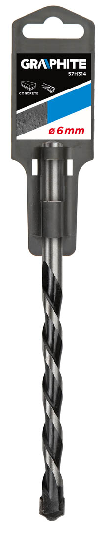 Grąžtas betonui graphite 57h314, 6x100 mm