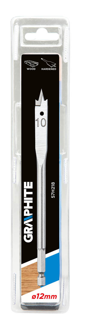 Wiertło do drewna graphite łopatkowe 12mm (57h218)