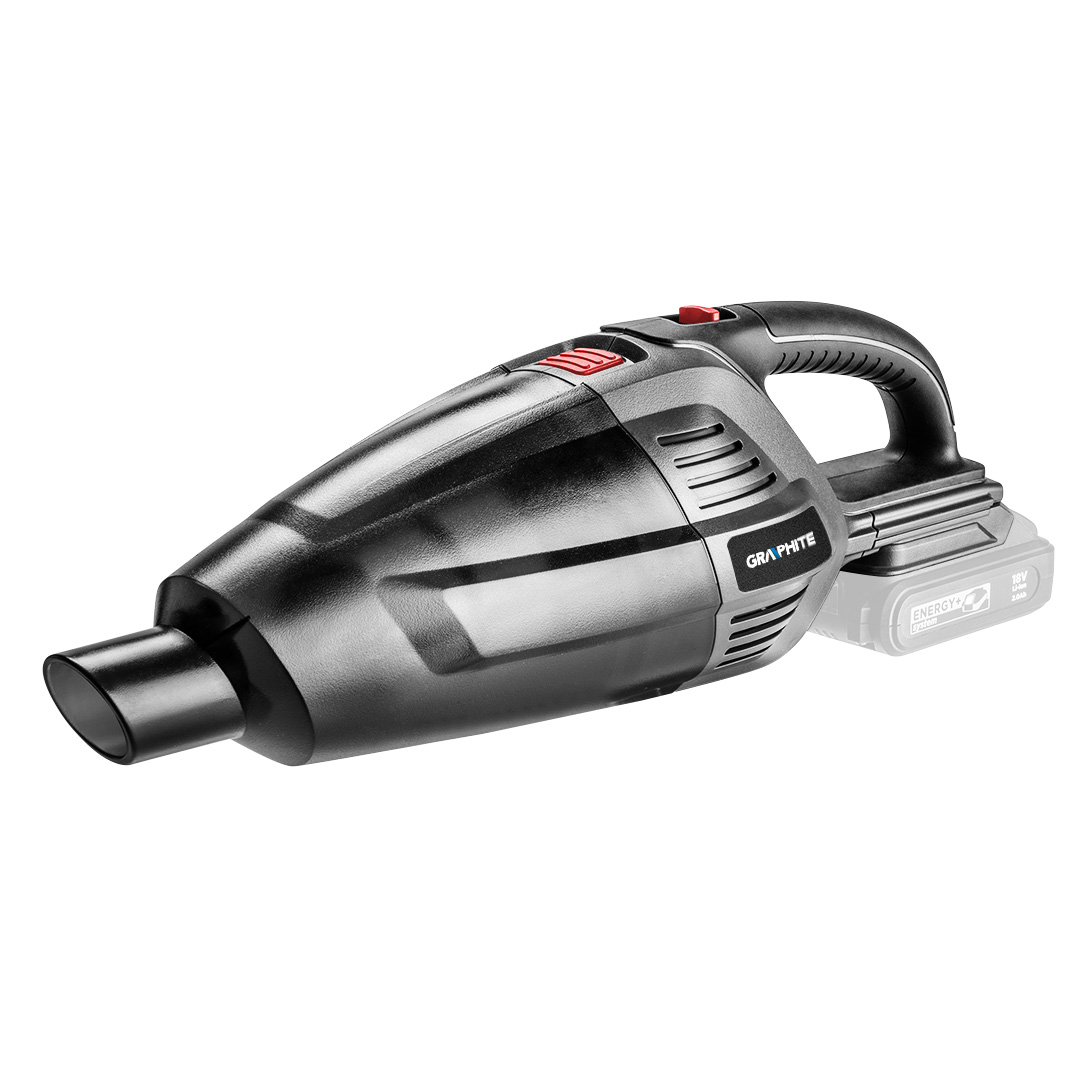 Rankinis automobilių dulkių siurblys graphite