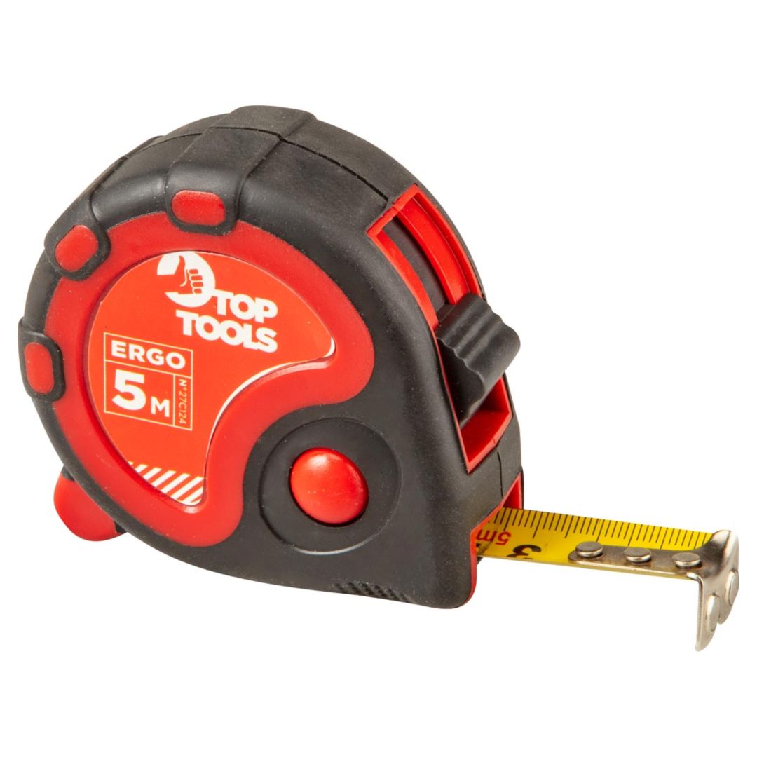 Matavimo juosta top tools 27c124, 5 m, 19 mm