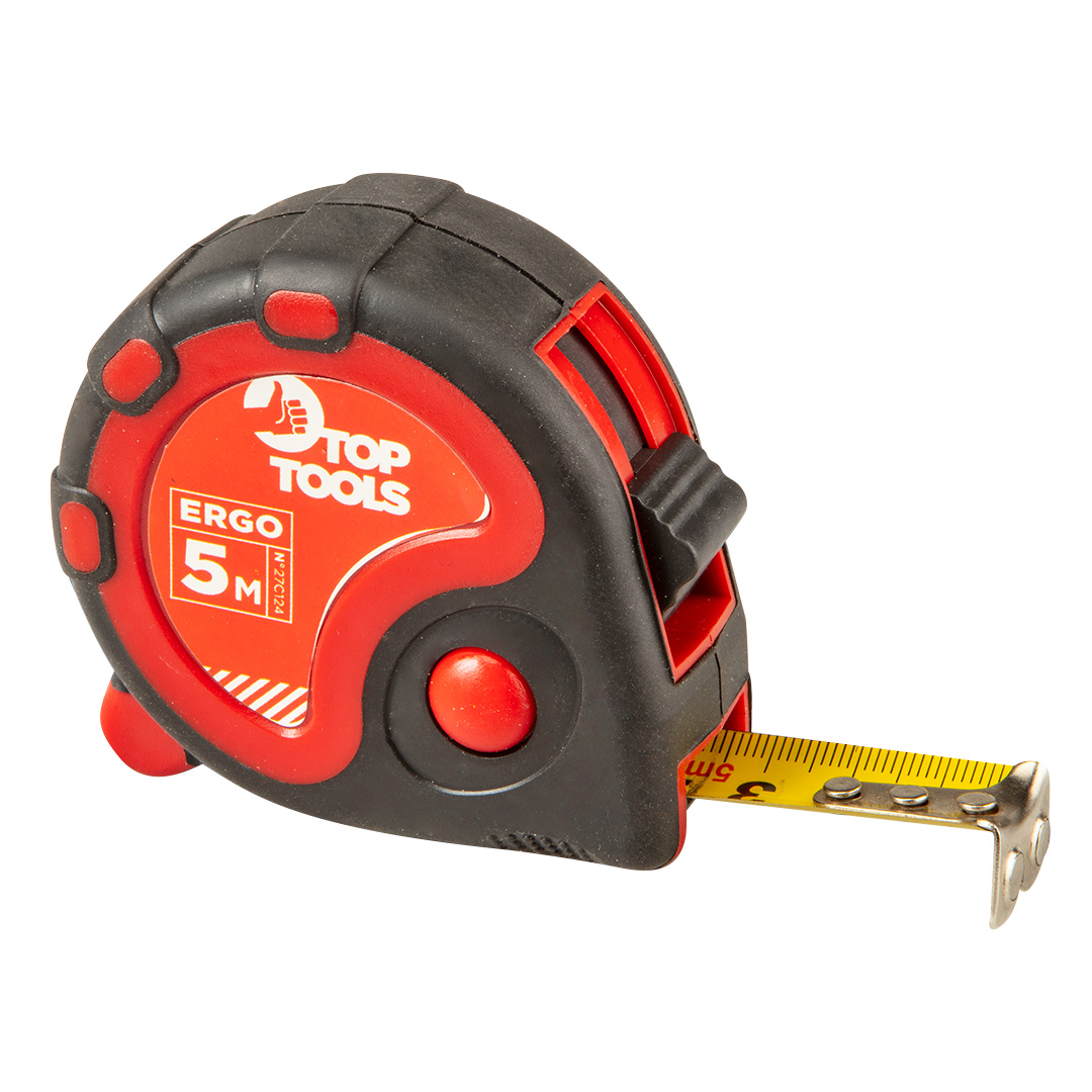 Matavimo juosta top tools 27c124, 5 m, 19 mm