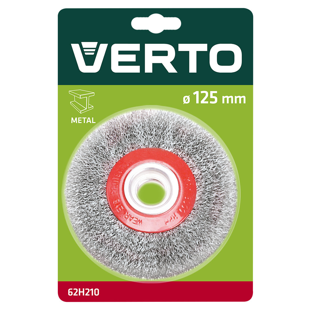 Verto wire diskinis šepetys 125x20mm - 56210