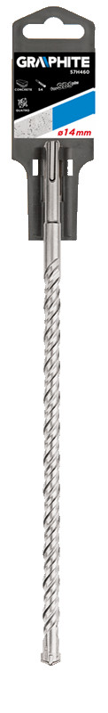 Grąžtas betonui graphite sds+ 57h460, 14x350 mm