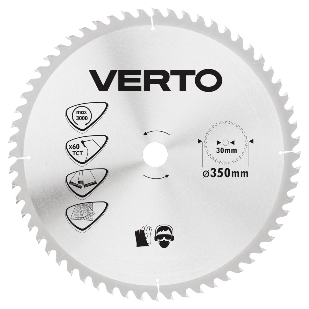 Pjovimo diskas verto, 350x30 mm, 60z