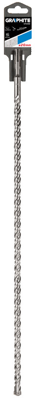 Grąžtas betonui graphite sds+ 57h490, 20x800 mm