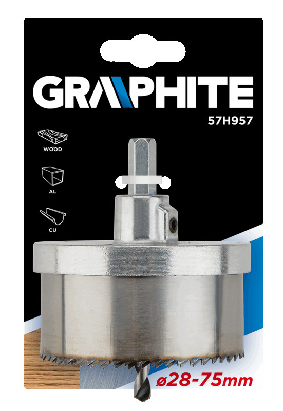 Graphite skilių pjuklas 28-75x30mm 5szt. - 57h957