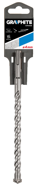 Grąžtas betonui graphite sds+ 57h480, 18x260 mm