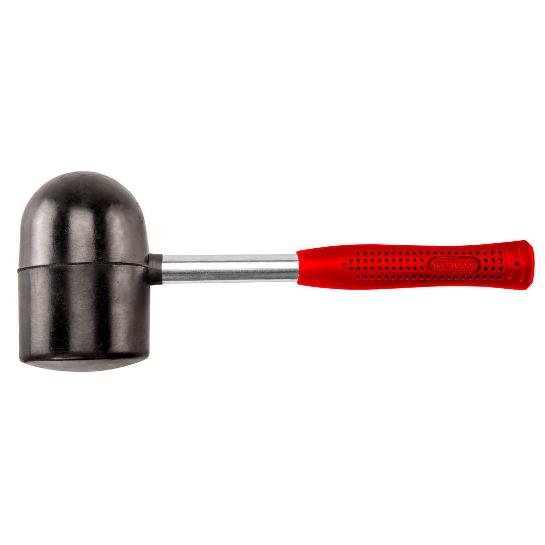 90 mm / 1250 g guminis plaktukas, metalinė rankena