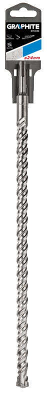 Grąžtas betonui graphite sds+ 57h492, 24x600 mm