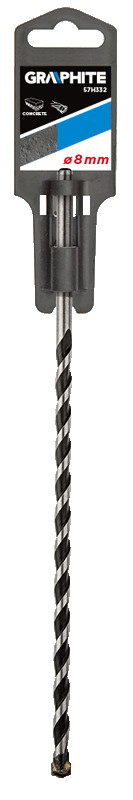Grąžtas betonui graphite 57h332, 8x150 mm