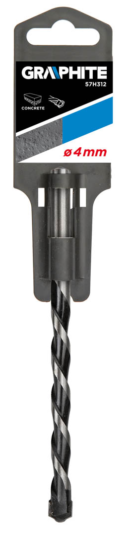 Grąžtas betonui graphite 57h312, 4x75 mm