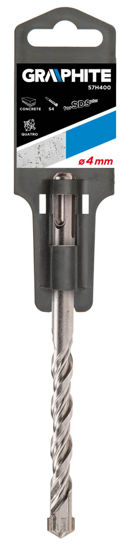 Grąžtas betonui graphite sds+ 57h400, 4x110 mm