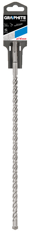 Grąžtas betonui graphite sds+ 57h464, 14x450 mm