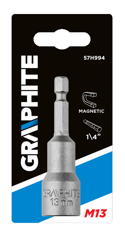 Grafitinis veržliaraktis 13x65mm 1/4 
