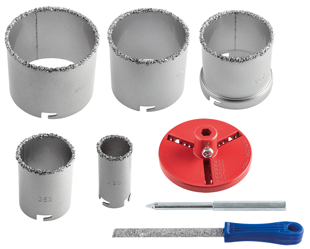 Grąžtų rinkinys betonui verto t60h900, 5vnt., 83 mm