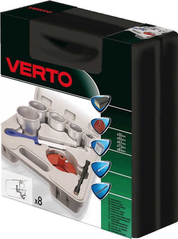 Grąžtų rinkinys betonui verto t60h900, 5vnt., 83 mm