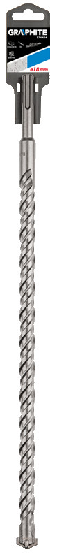 Grąžtas betonui graphite sds+ 57h484, 18x400 mm