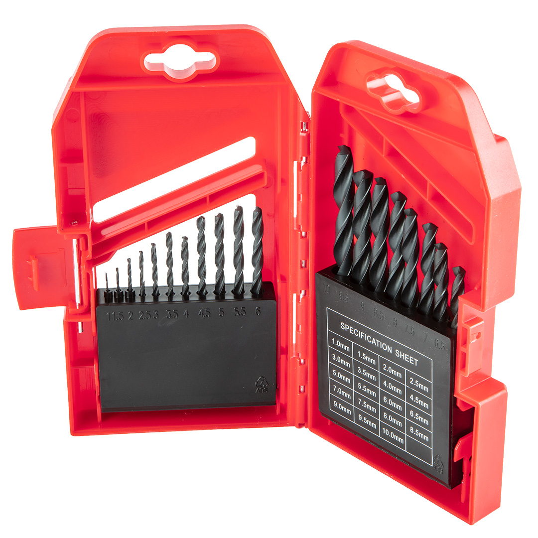 Grąžtai metalui top tools hss 5319, 19 vnt.