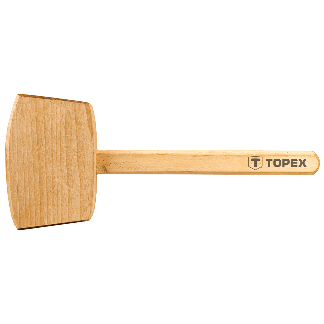 Topex plaktukas su medine rankena 500g 315mm 02a050