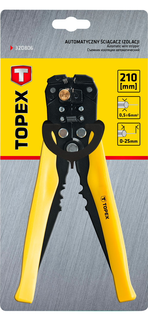 Laidų nužievintojas topex, 210mm