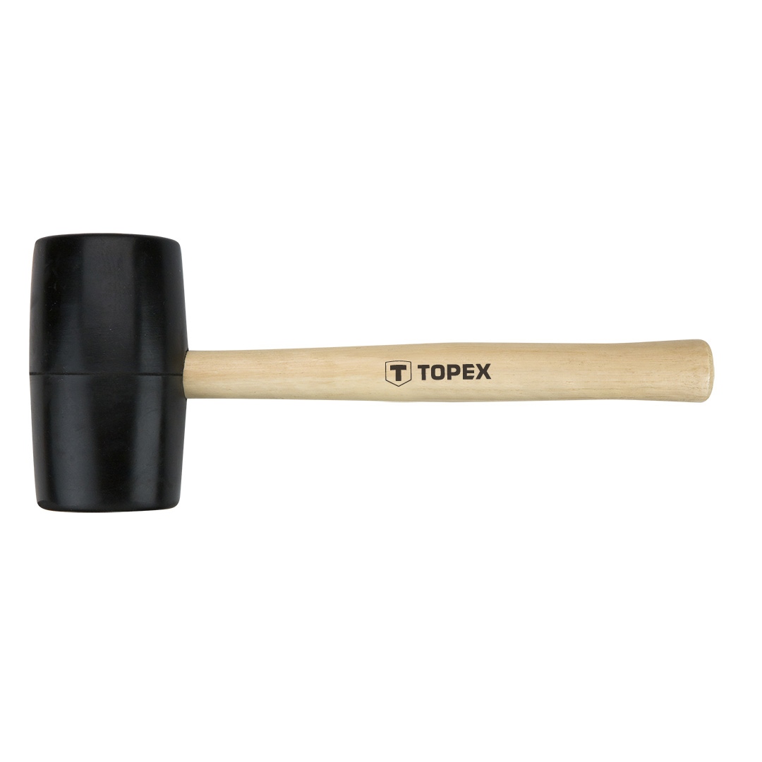Topex guminis plaktukas su medine rankena 680g 337mm 02a345