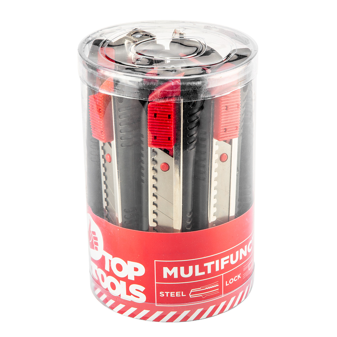 Išstumiamas peilis Toptools 18 mm