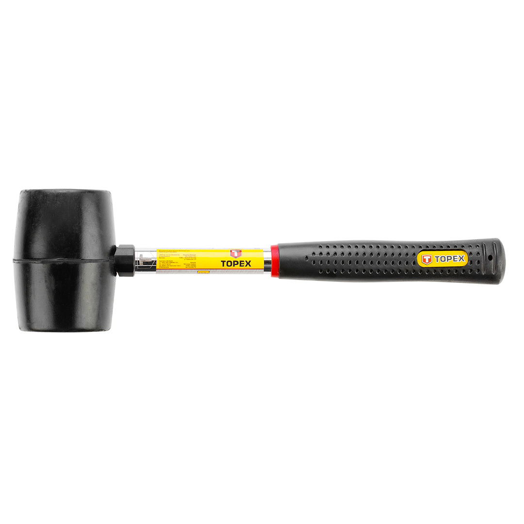 Topex hammer guminė rankena plienas 450g 325mm