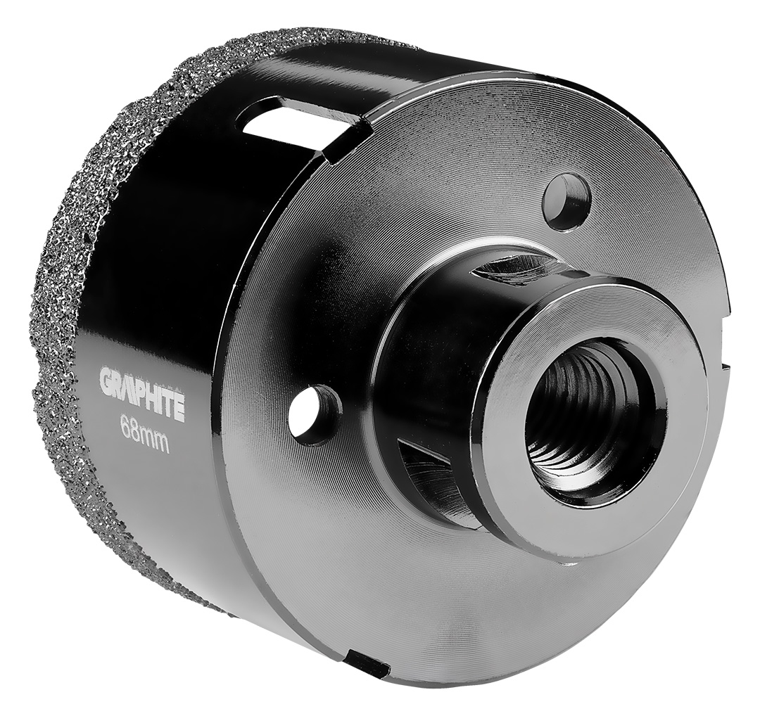 Graphite otwornica diamentowa 68 mm x m14 55h315 graphite