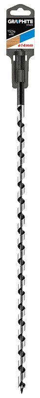 Spiralinis grąžtas medienai graphite 57h255, 14x400 mm